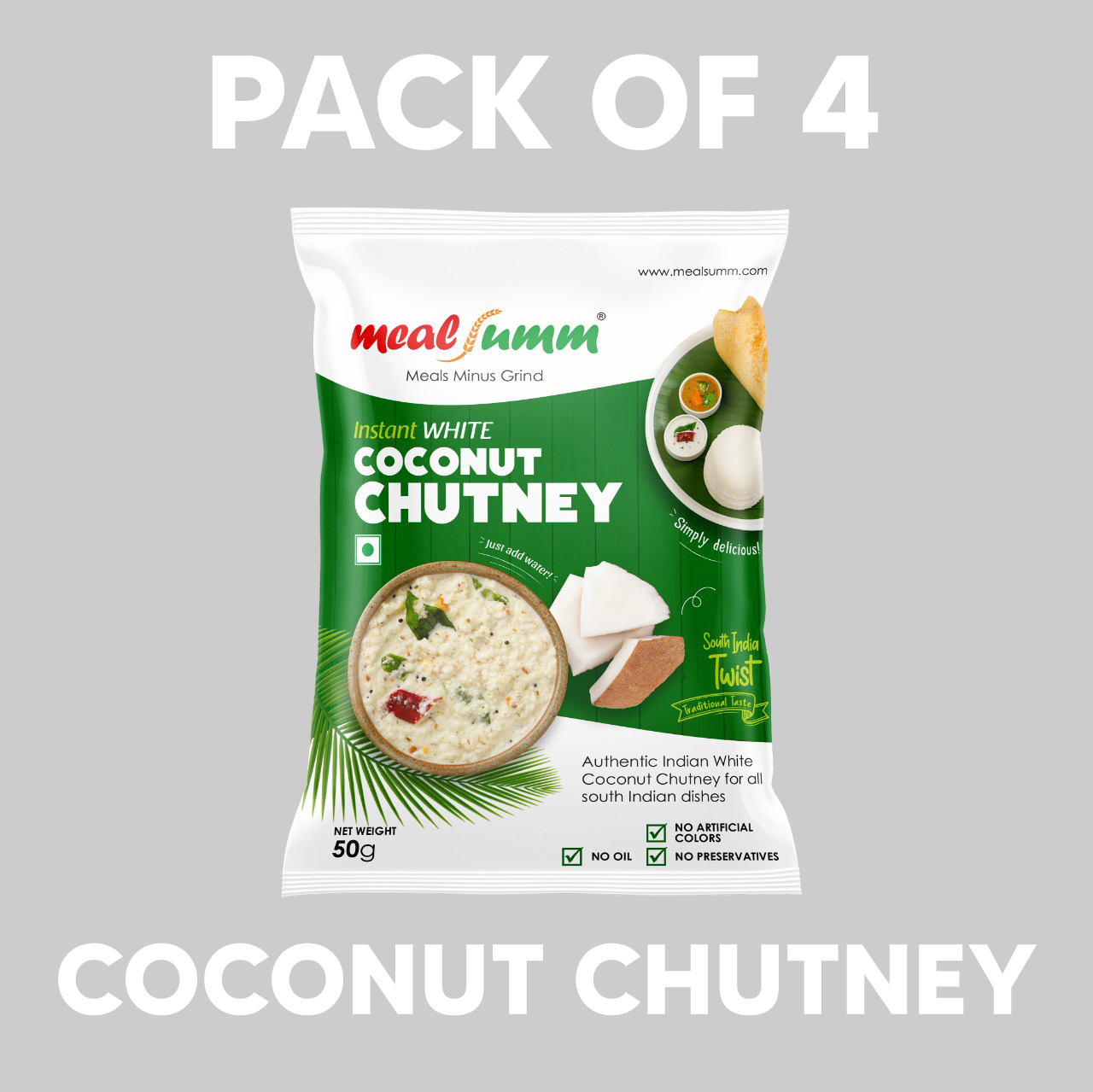 Instant White Coconut Chutney