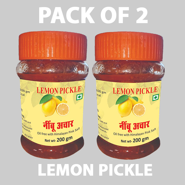 Lemon Pickle (Oil Free, Low Sodium )